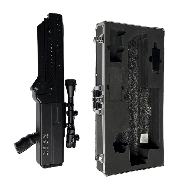  海勃湾手持便携式枪型低空防御反制四通道A型